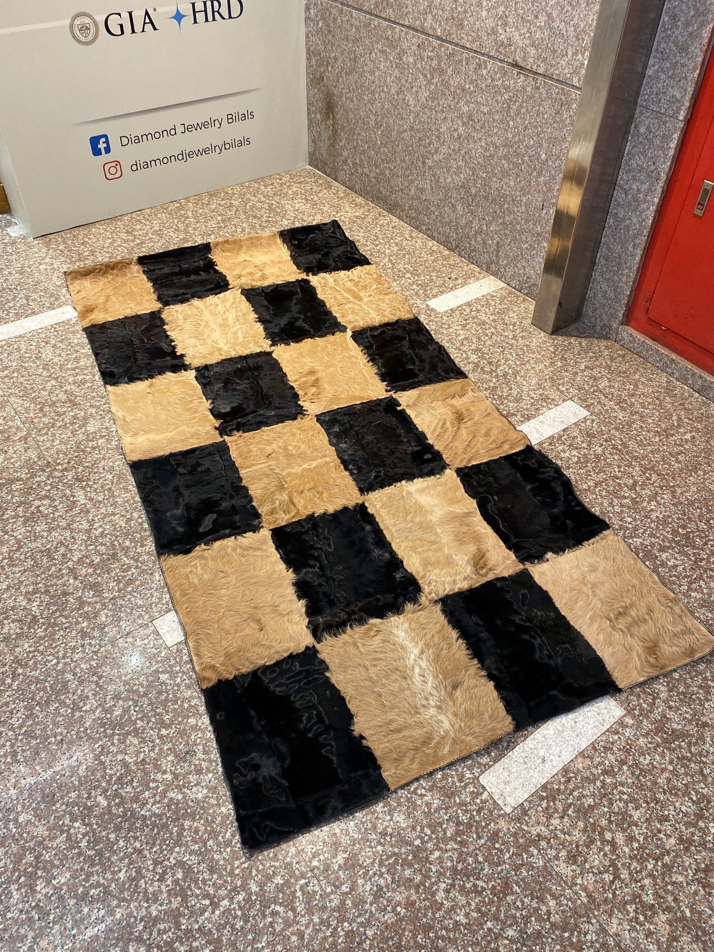 Cabra Patchwork Runner – Goat Skin Art by Uroosa Leather