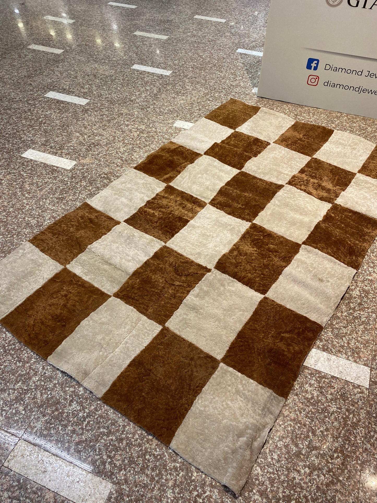 Arena Camel Patchwork Rug – 4x6