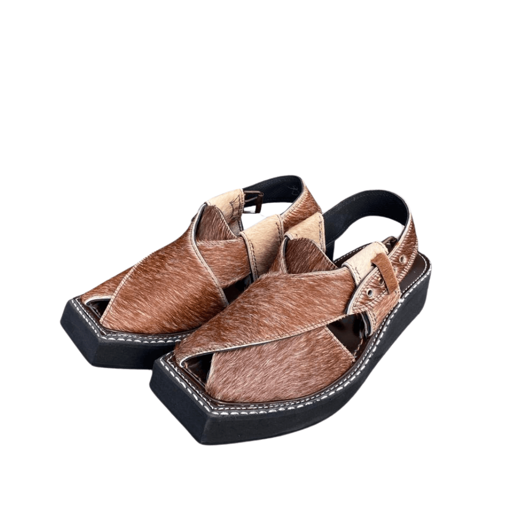 Kaptaan Peshawari Chappal | Handmade Pure Leather Sandals