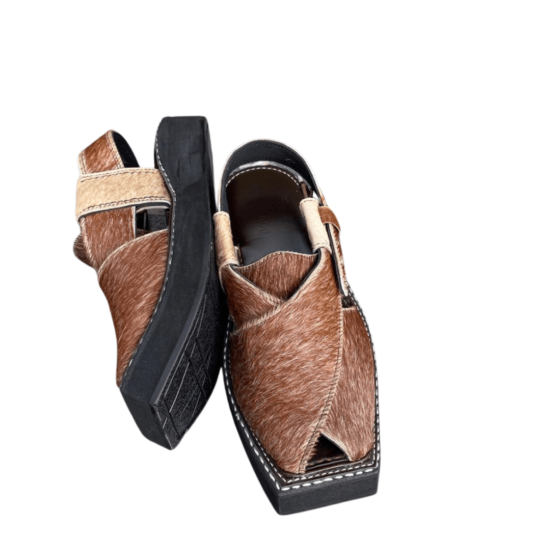 Kaptaan Peshawari Chappal | Handmade Pure Leather Sandals
