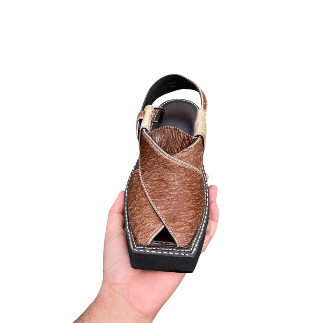Kaptaan Peshawari Chappal | Handmade Pure Leather Sandals
