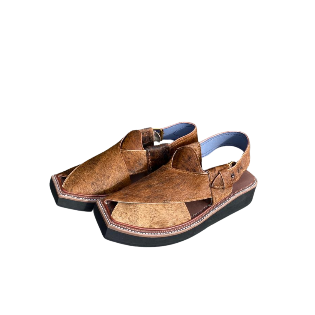 Kaptaan Peshawari Chappal | Handmade Pure Leather Sandals