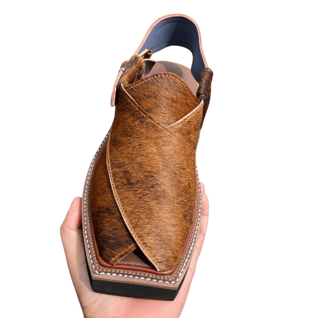 Kaptaan Peshawari Chappal | Handmade Pure Leather Sandals