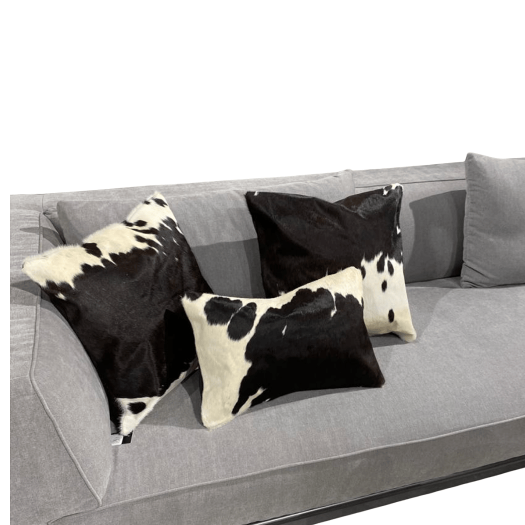 Natural Cowhide Cushion Cover | Genuine Leather Pillow Cover