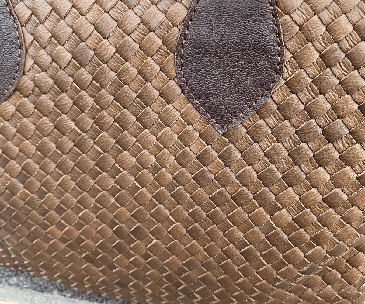 The Verona – Handwoven Cowhide Leather Tote Bag