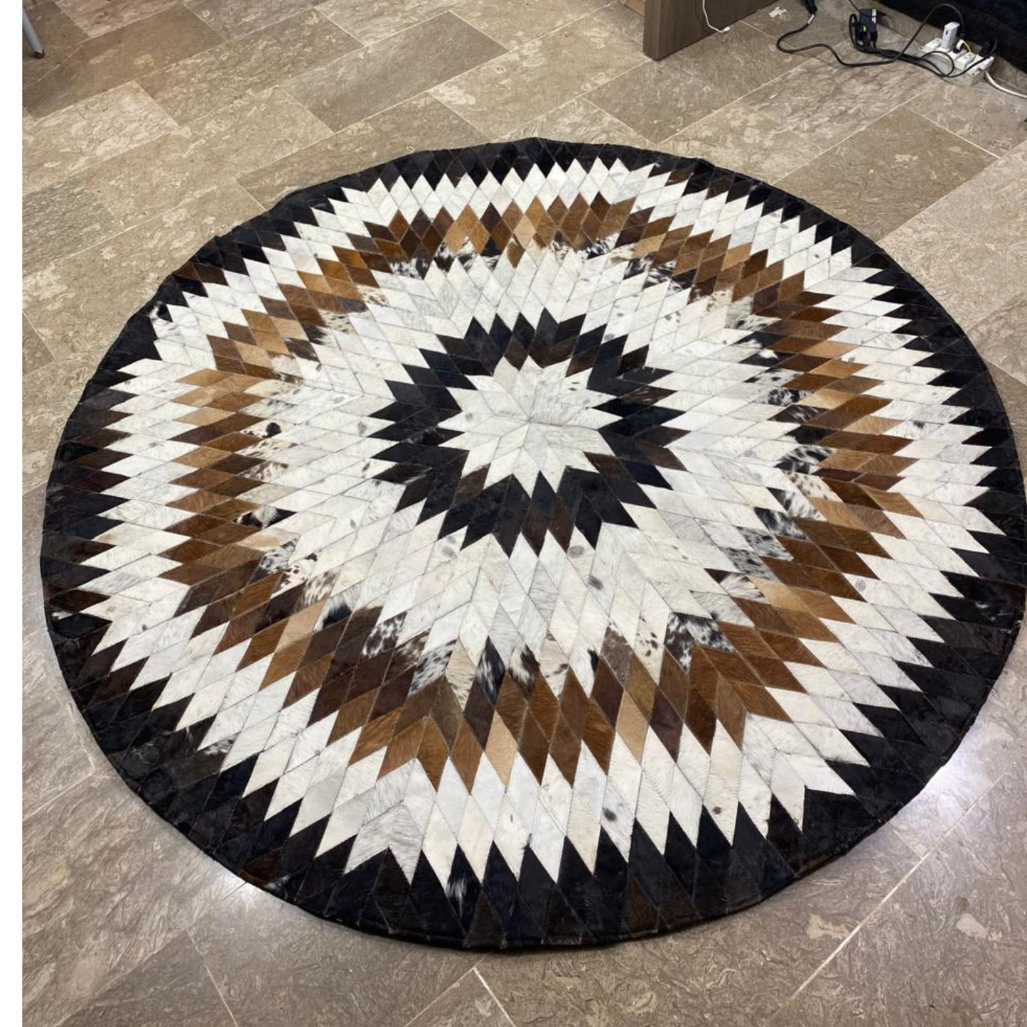 Cow Skin Patch Work Rugs