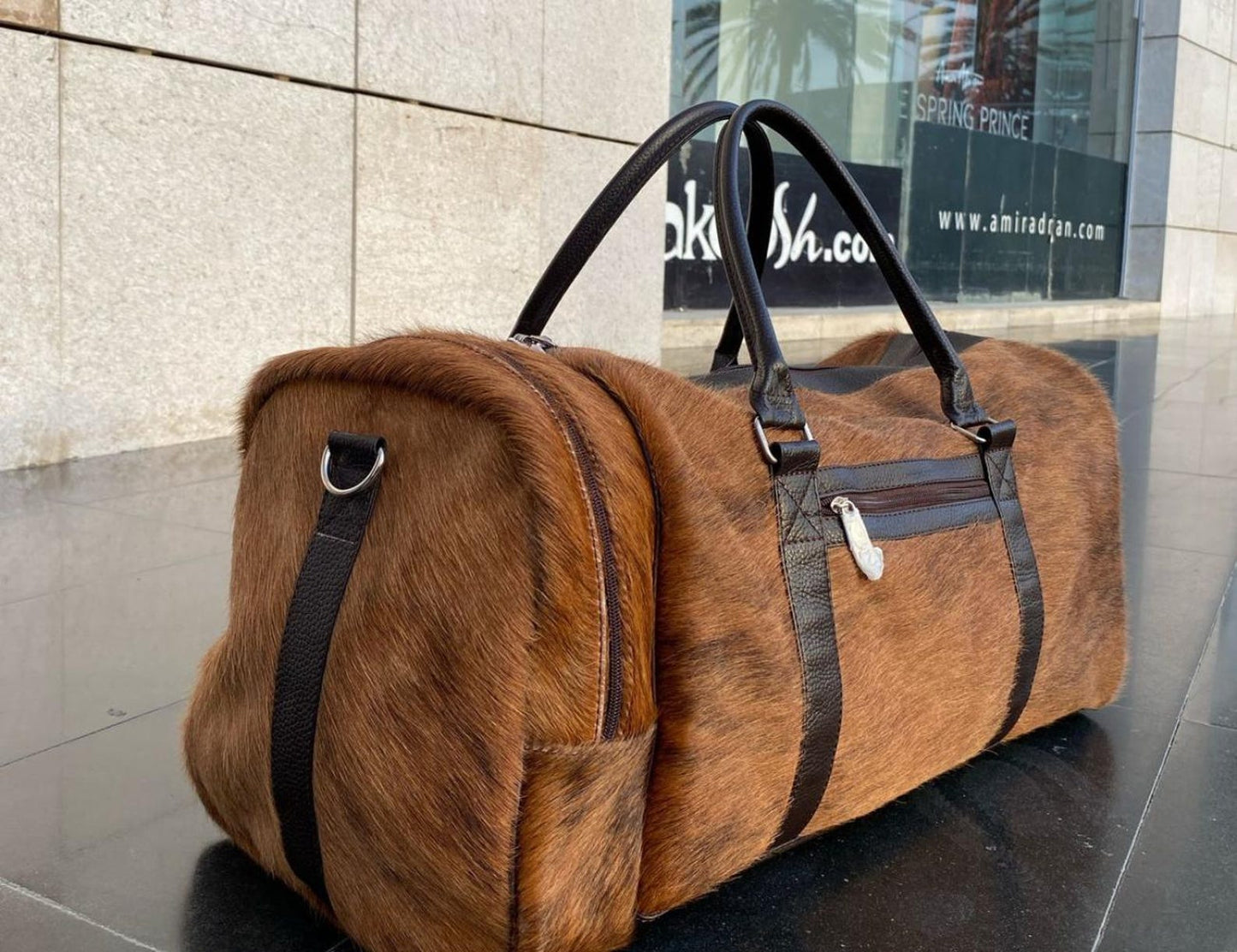 Cowhide Travel Bag ( large )