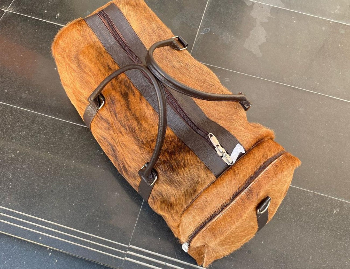 Cowhide Travel Bag ( large )
