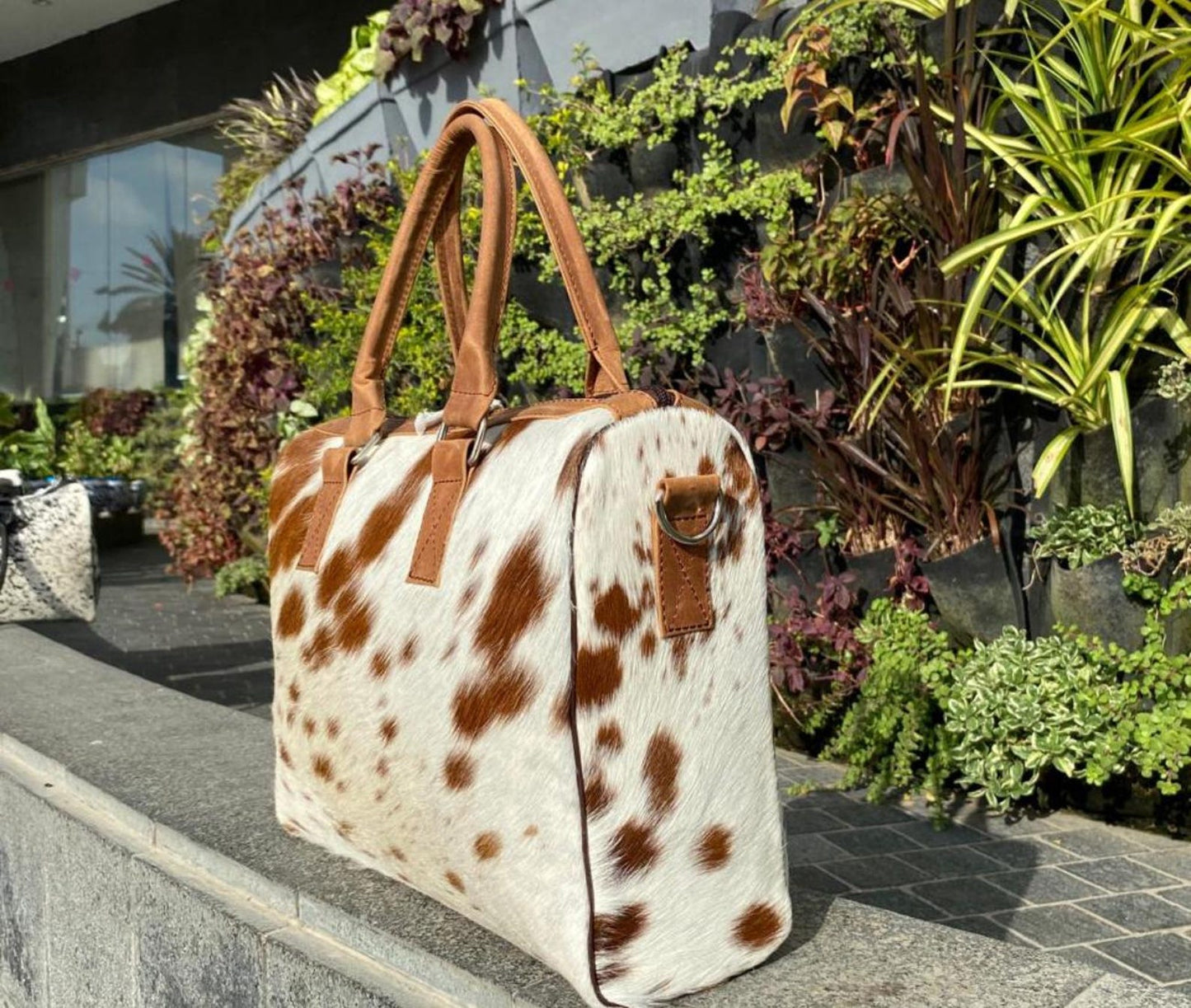 Handmade Cowhide Tote Bag | Hair-On Hide Purse