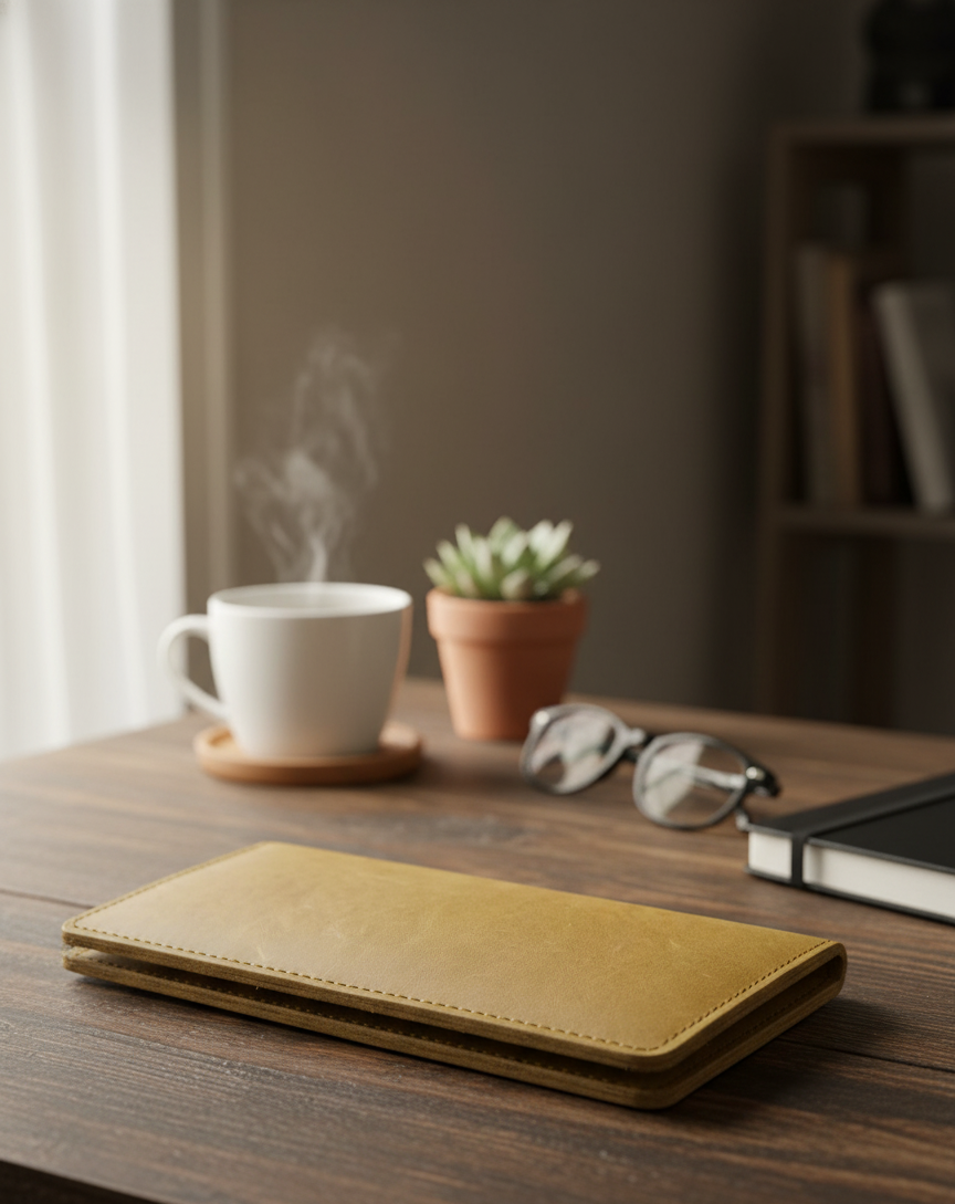 Mkoba Vintage Clásico Long Wallet – Crazy Horse Leather