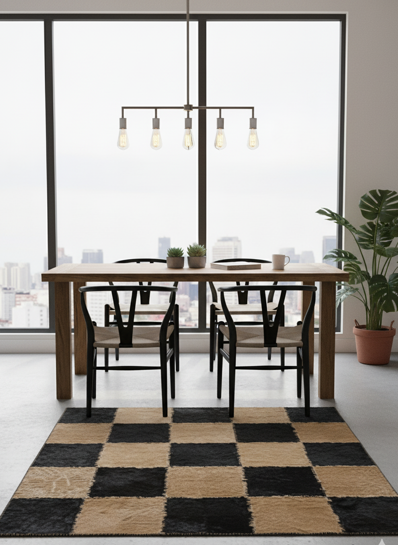 Cabra Patchwork Runner – Goat Skin Art by Uroosa Leather