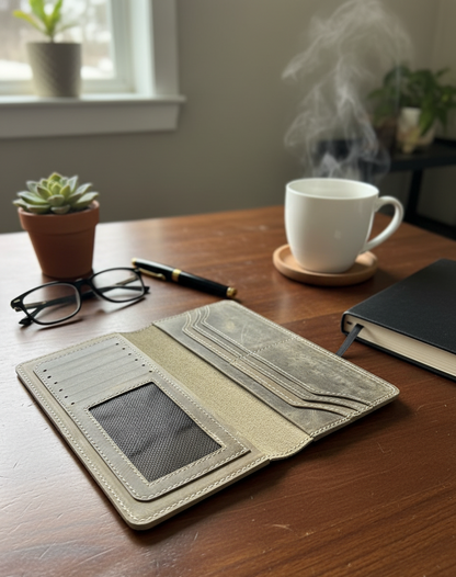 Vintage Clásico Long Wallet – Crazy Horse Leather