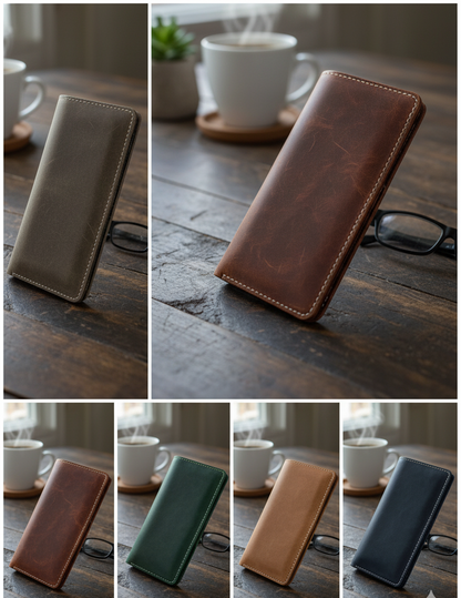 Mkoba Vintage Clásico Long Wallet – Crazy Horse Leather