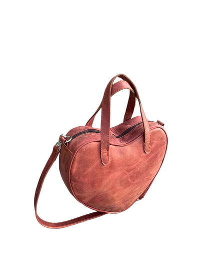 Heart Tote – Crazy Horse Leather