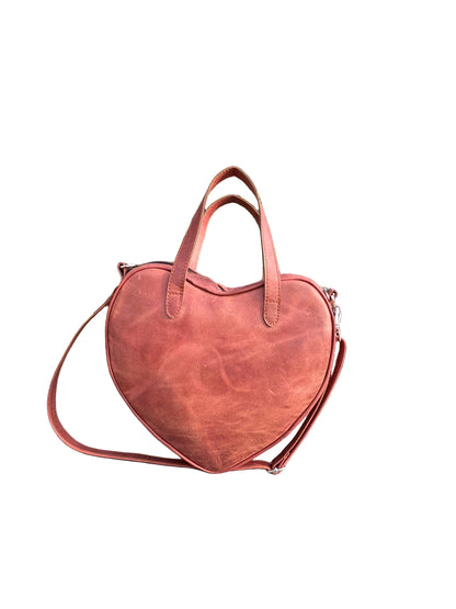 Heart Tote – Crazy Horse Leather