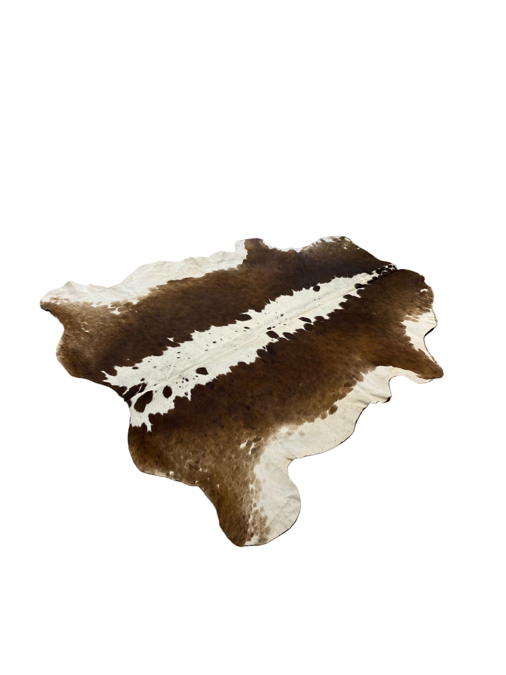 Cowaura Brón – Brown & White Cowhide Rug