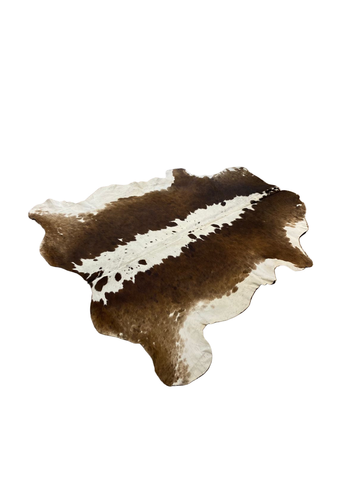 Cowaura Brón – Brown & White Cowhide Rug