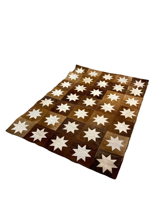 Estrella Cowhide Patchwork Rug – 4x6