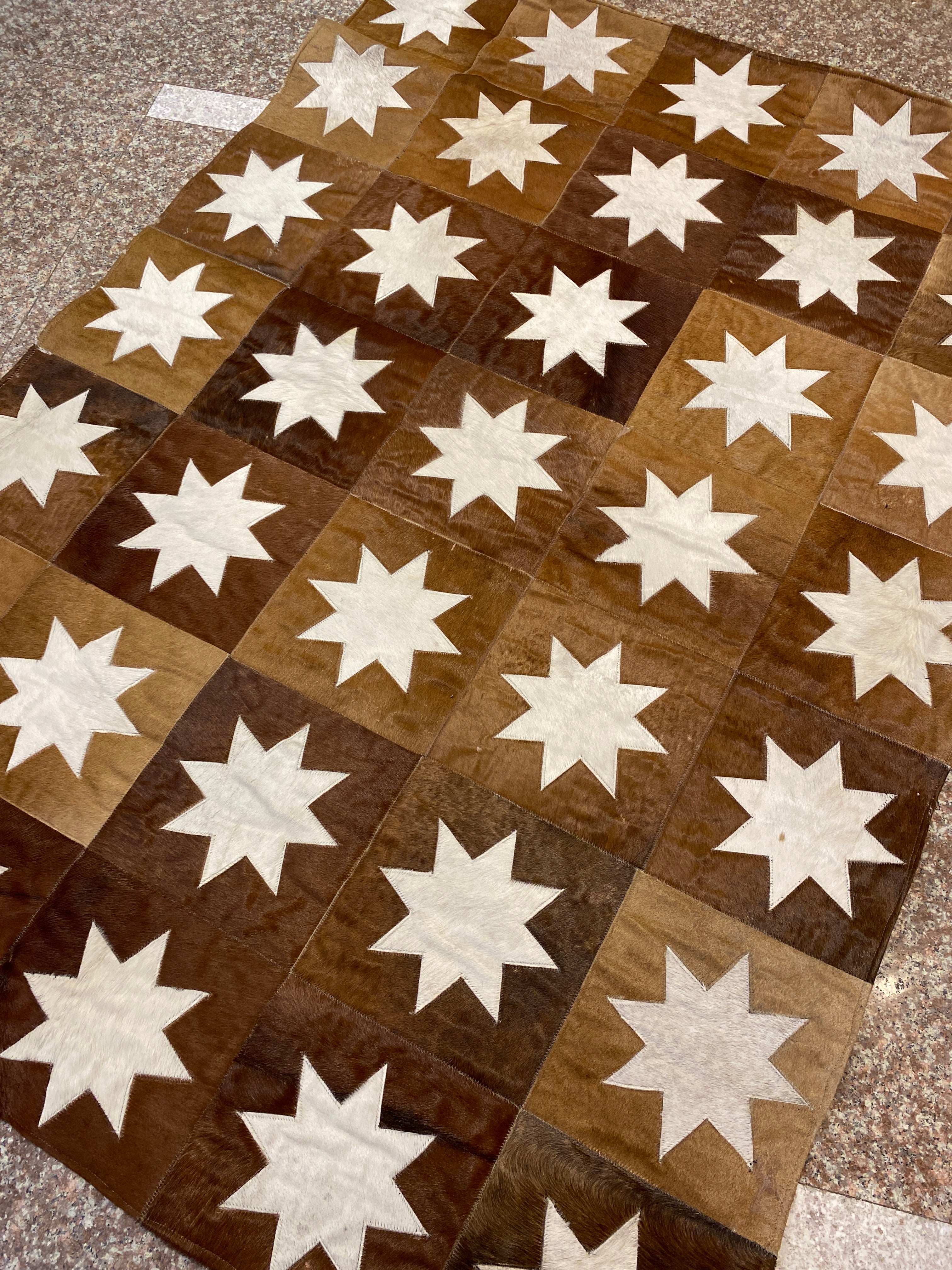 Estrella – Cow Skin Patch Work Rug (4 x 6 ft)