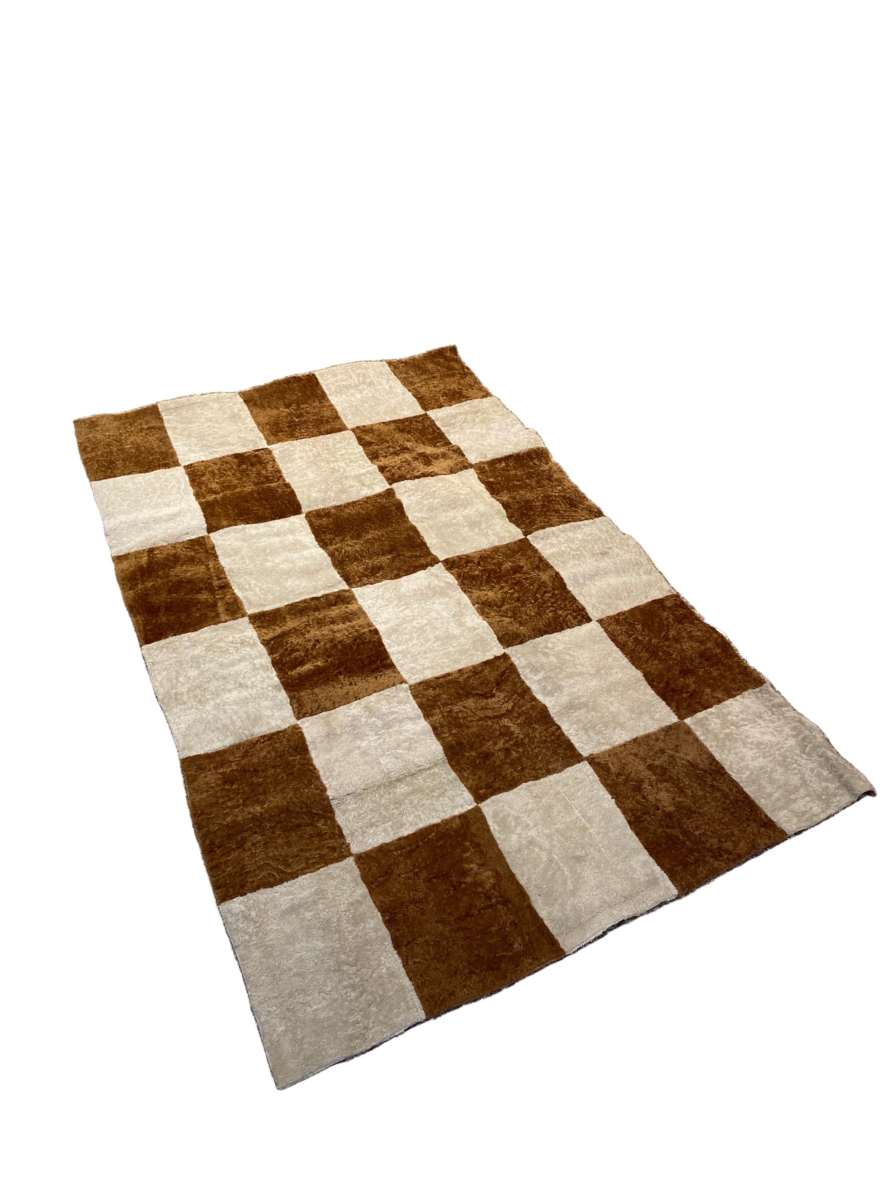 Arena Camel Patchwork Rug – 4x6