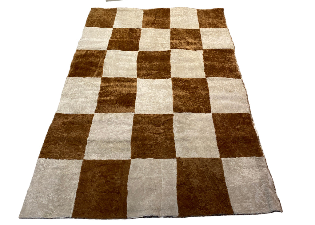 Arena Camel Patchwork Rug – 4x6