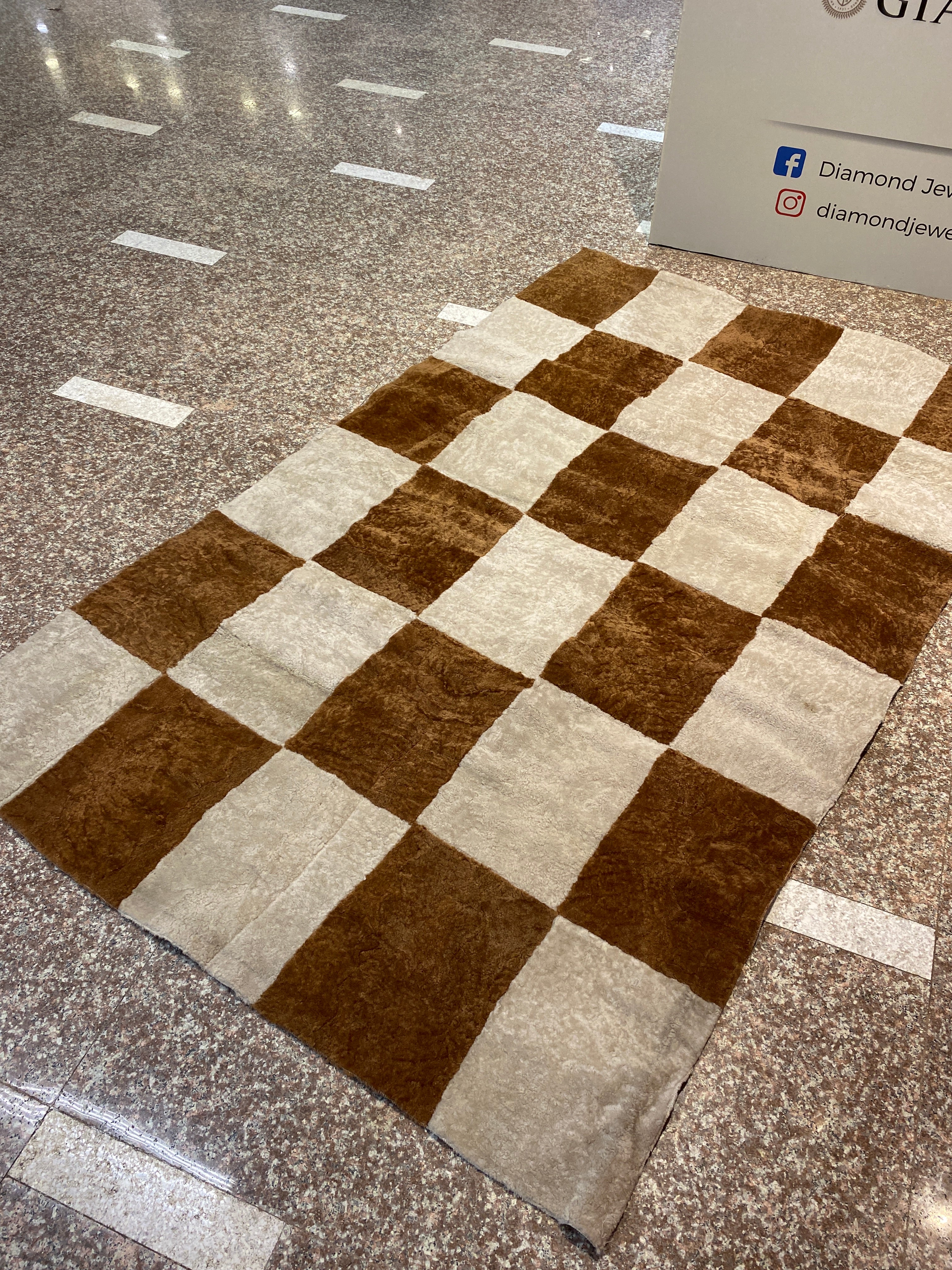 Arena Camel Patchwork Rug – 4x6