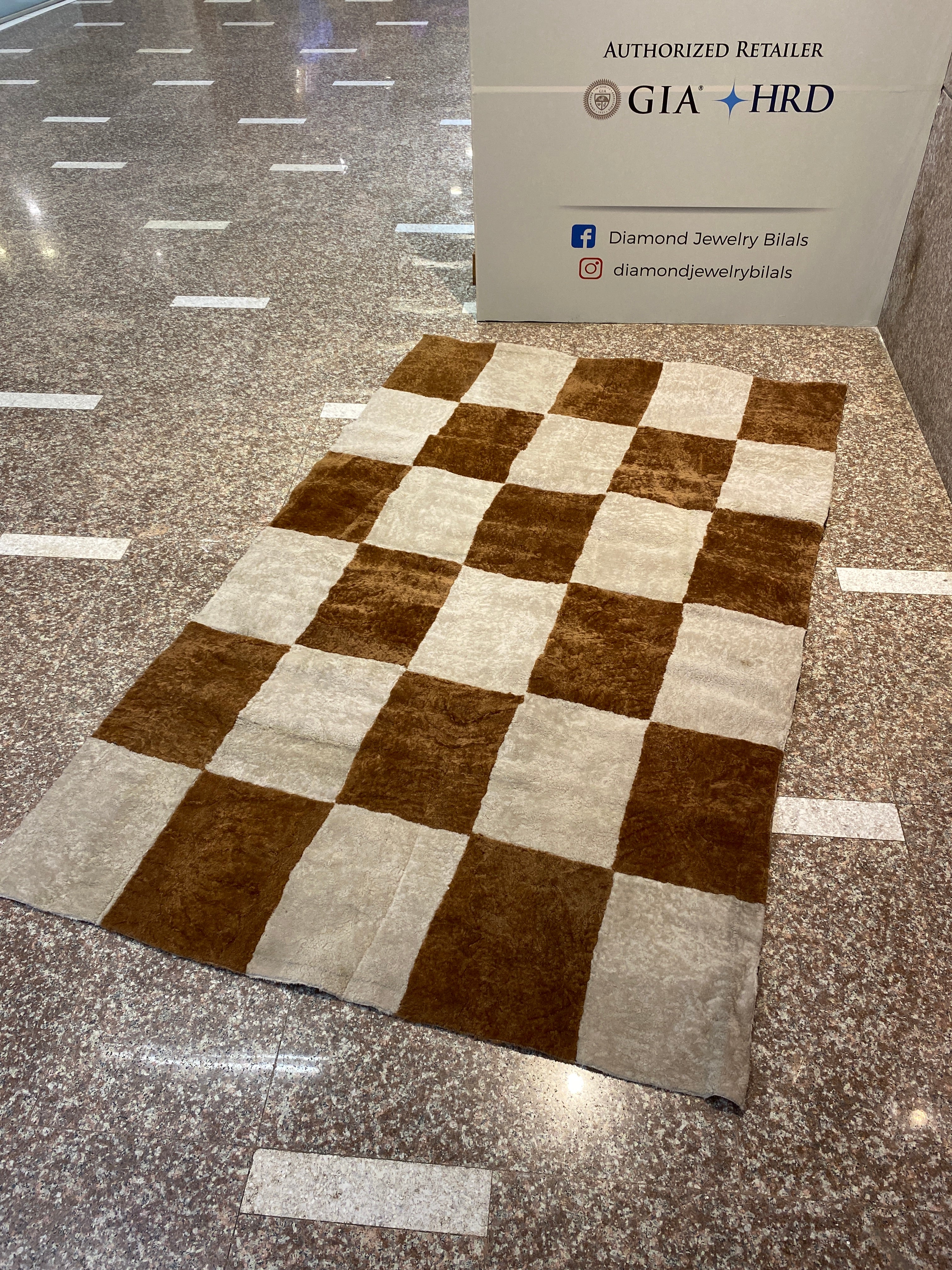 Arena Camel Patchwork Rug – 4x6