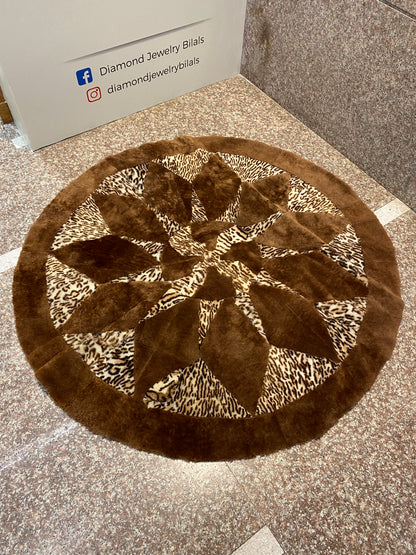 Sheepskin Art Patch Rug