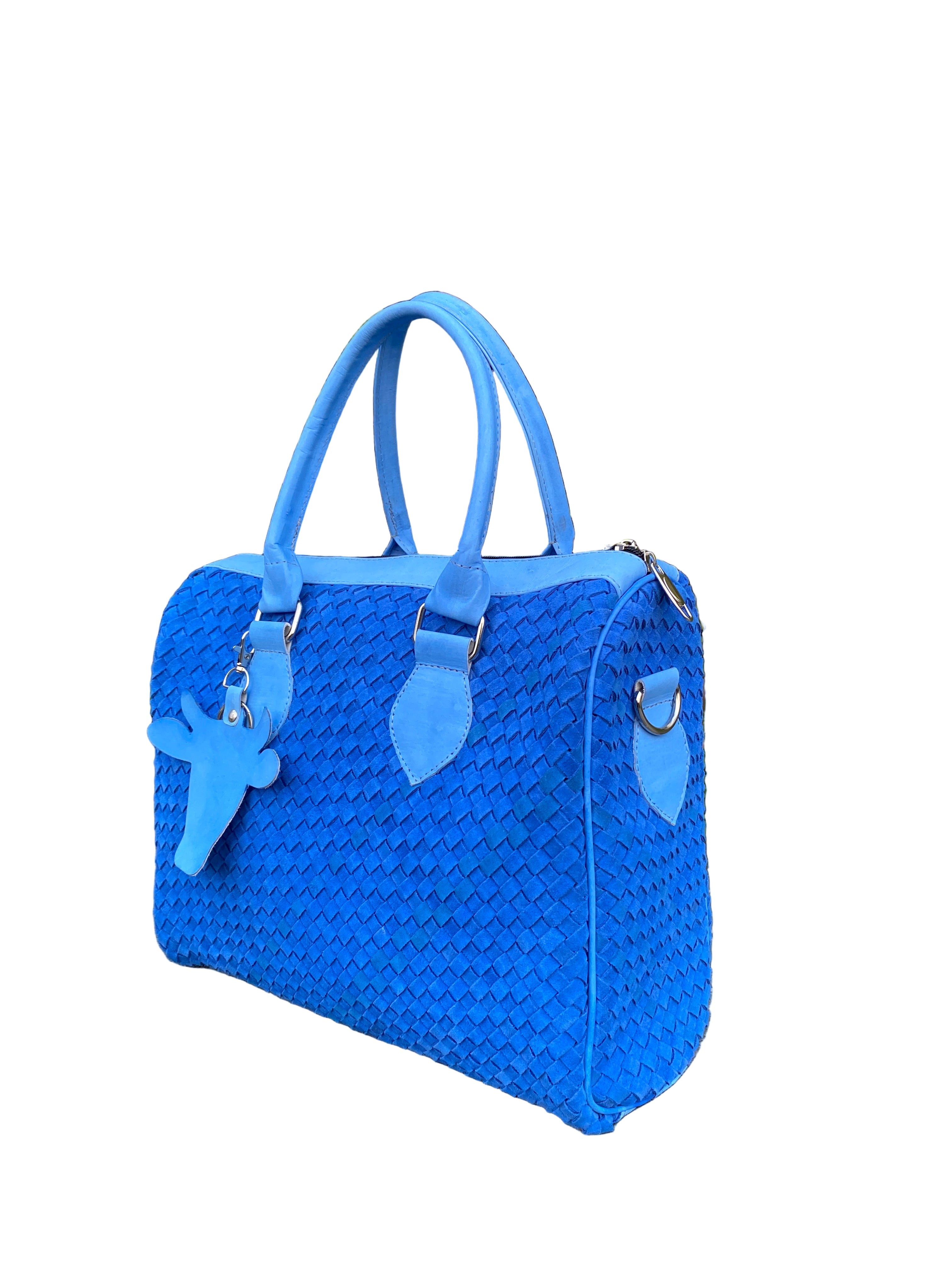 Handwoven Sheep Leather Ladies Handbag