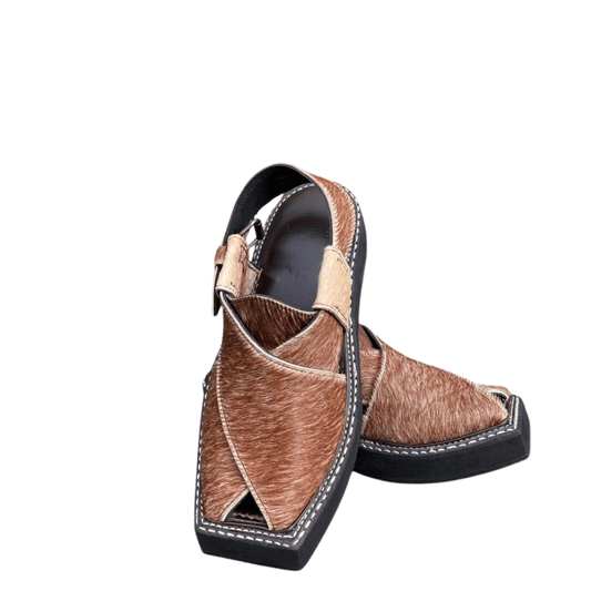 Kaptaan Peshawari Chappal | Handmade Pure Leather Sandals