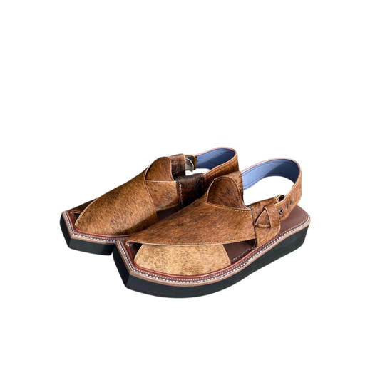 Kaptaan Peshawari Chappal | Handmade Pure Leather Sandals