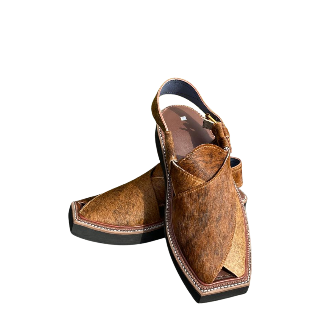 Kaptaan Peshawari Chappal | Handmade Pure Leather Sandals