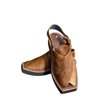 Kaptaan Peshawari Chappal | Handmade Pure Leather Sandals