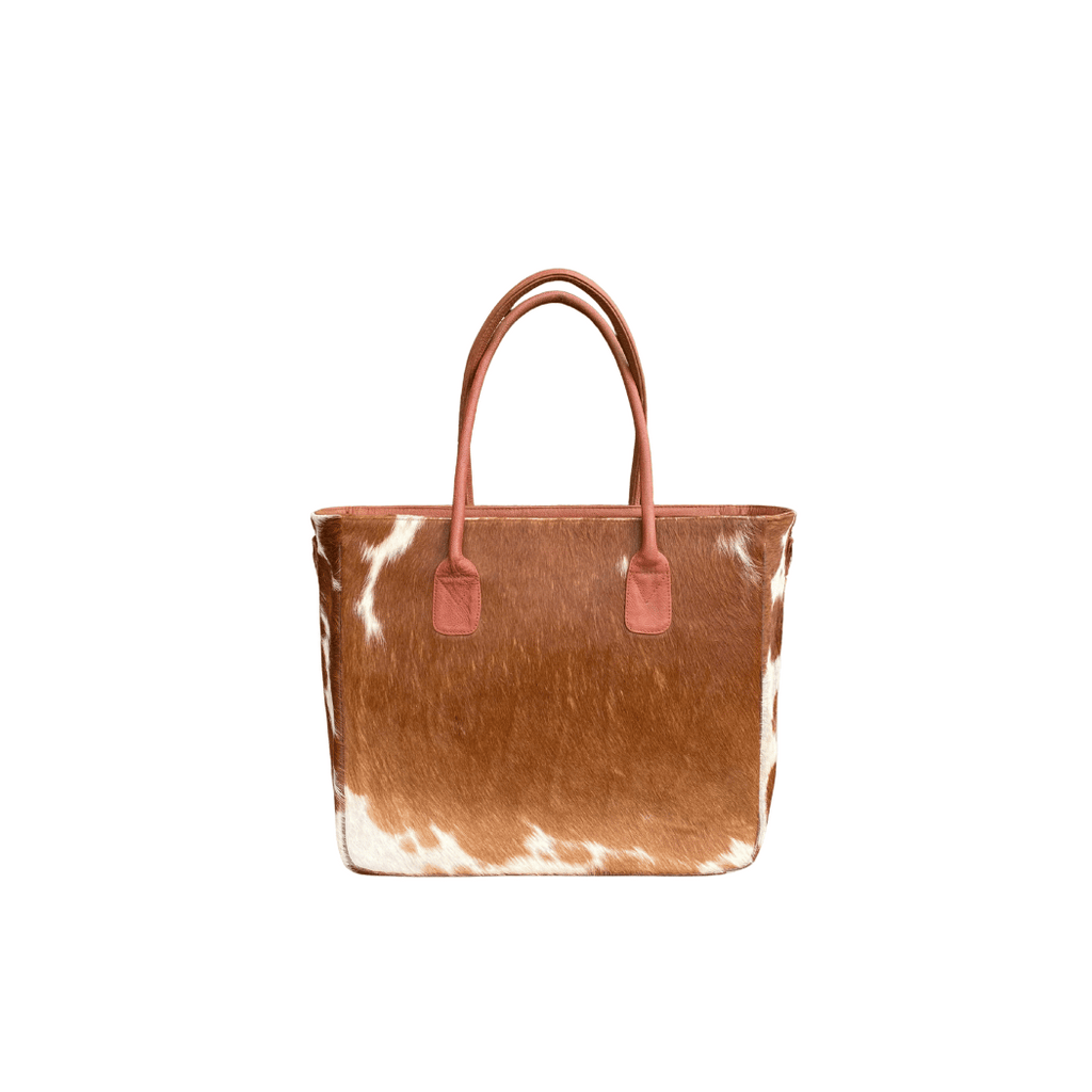 Large Handmade Cowhide Tote – Luxury Leather Bag | Uroosa Leather