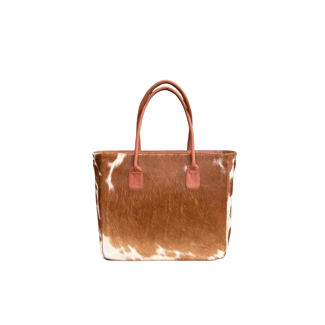 Large Handmade Cowhide Tote – Luxury Leather Bag | Uroosa Leather