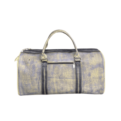 Handmade Cow Leather Duffel – Vintage Patina Travel Bag
