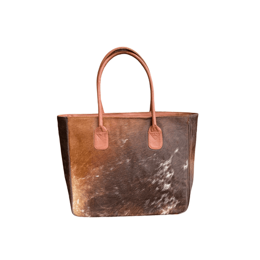 Genuine Cowhide Tote – Large Leather Shoulder Bag