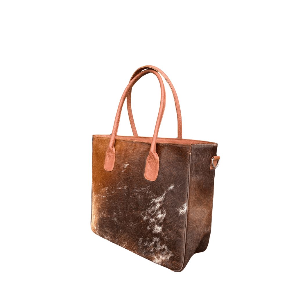 Genuine Cowhide Tote – Large Leather Shoulder Bag