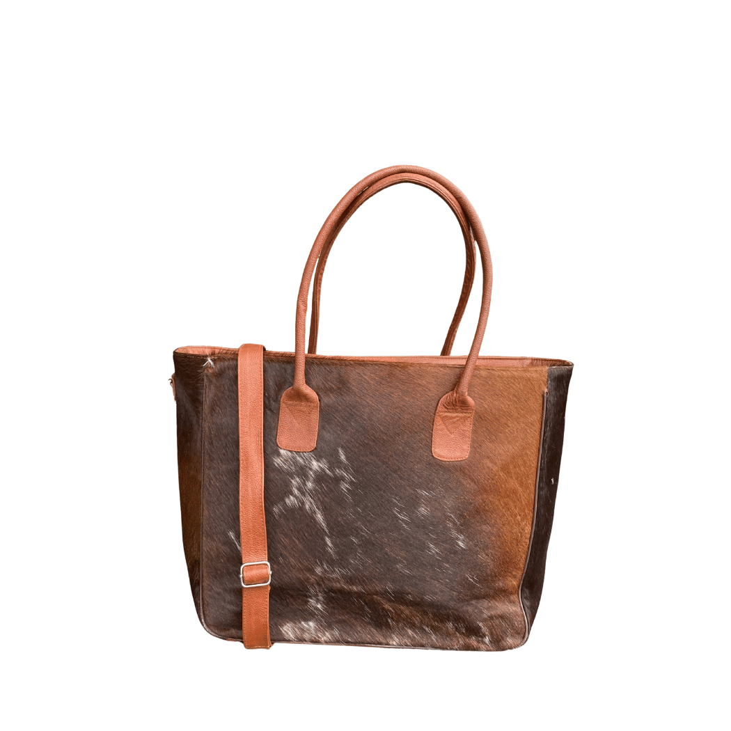 Genuine Cowhide Tote – Large Leather Shoulder Bag