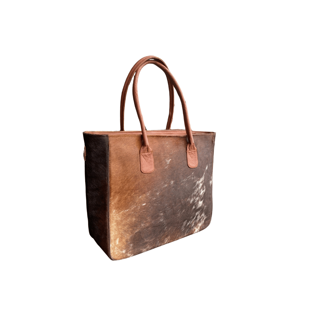 Genuine Cowhide Tote – Large Leather Shoulder Bag