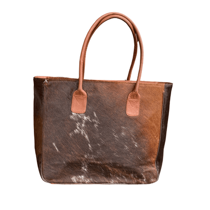 Genuine Cowhide Tote – Large Leather Shoulder Bag