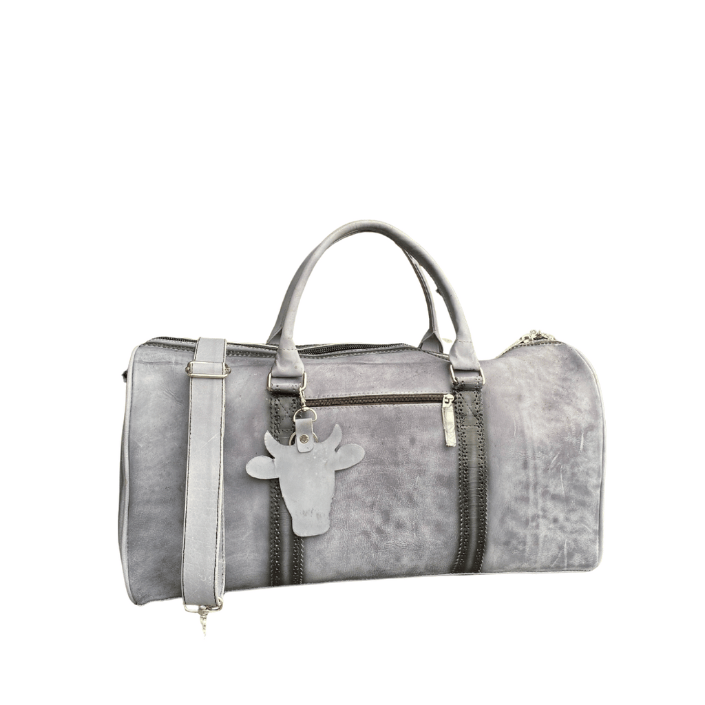Vintage Cow Leather Duffel Bag – Crust Leather Travel Bag