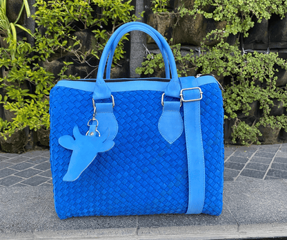 Handwoven Sheep Leather Ladies Handbag