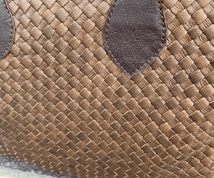 The Verona – Handwoven Cowhide Leather Tote Bag