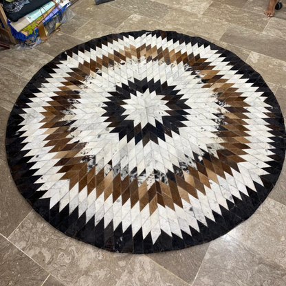 Cow Skin Patch Work Rugs