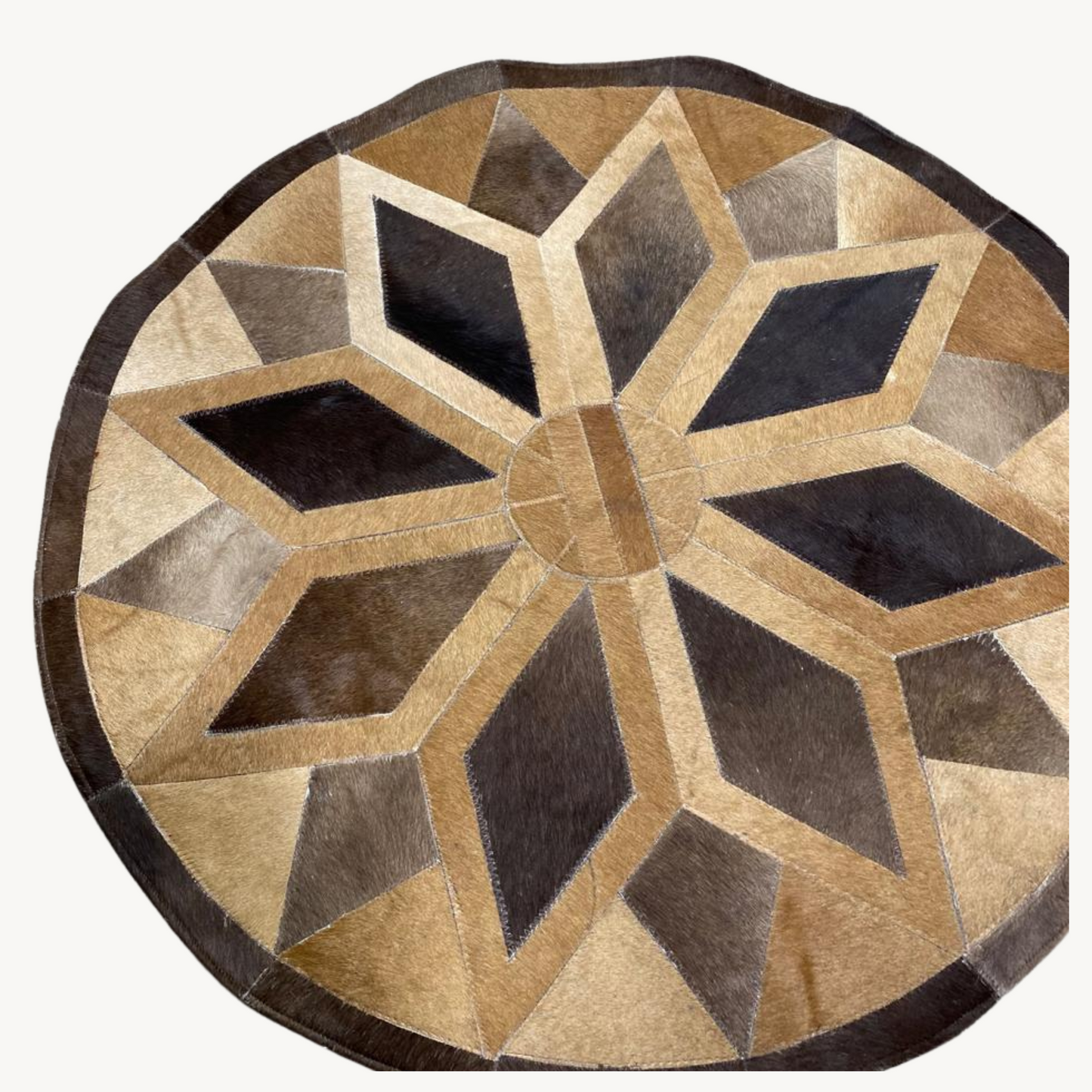Cow Skin Patch Work Rugs