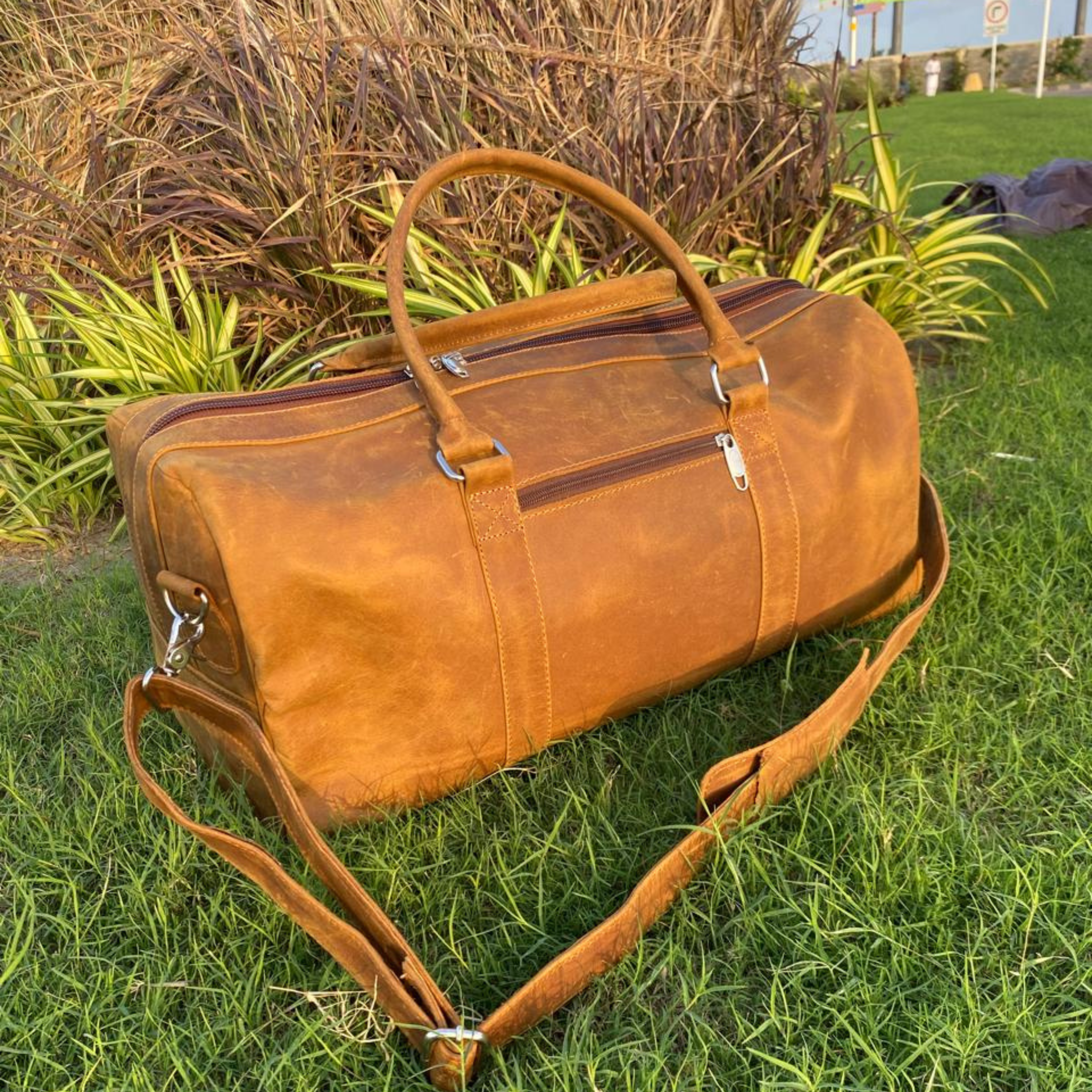 Voyage – Crazy Horse Leather Duffel Bag