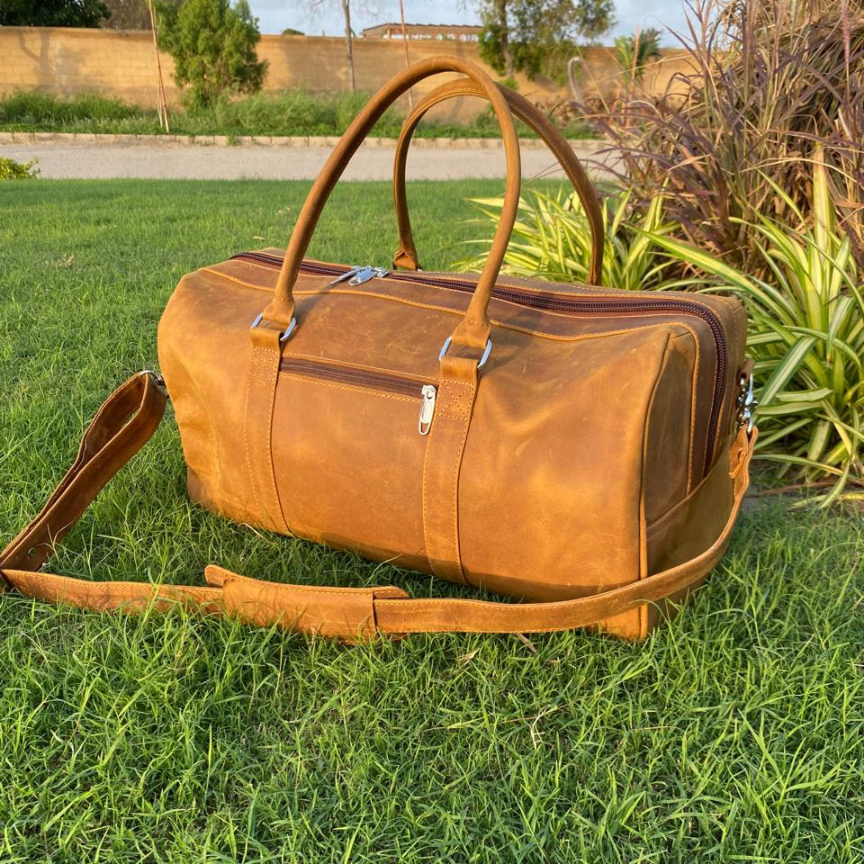 Voyage – Crazy Horse Leather Duffel Bag