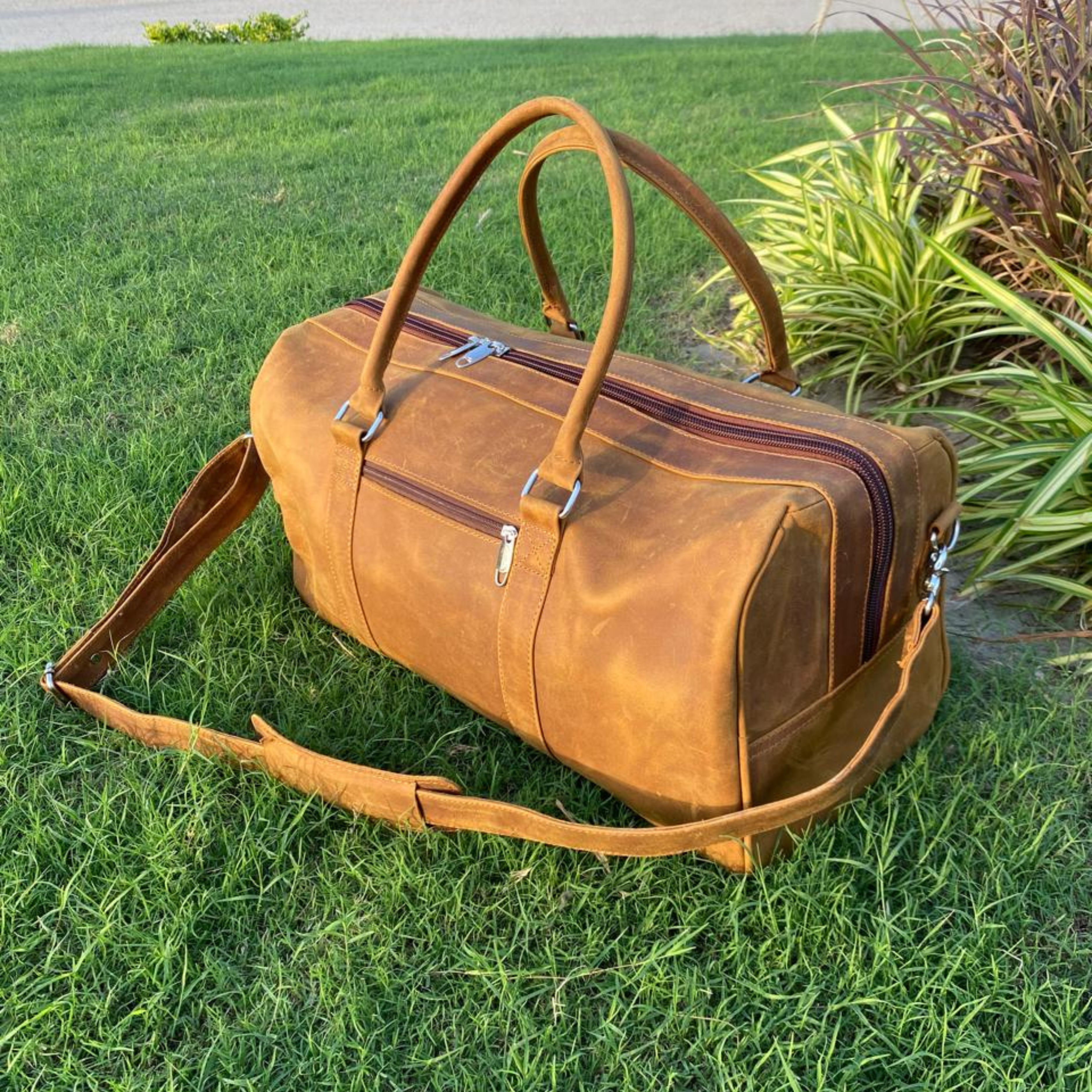 Voyage – Crazy Horse Leather Duffel Bag