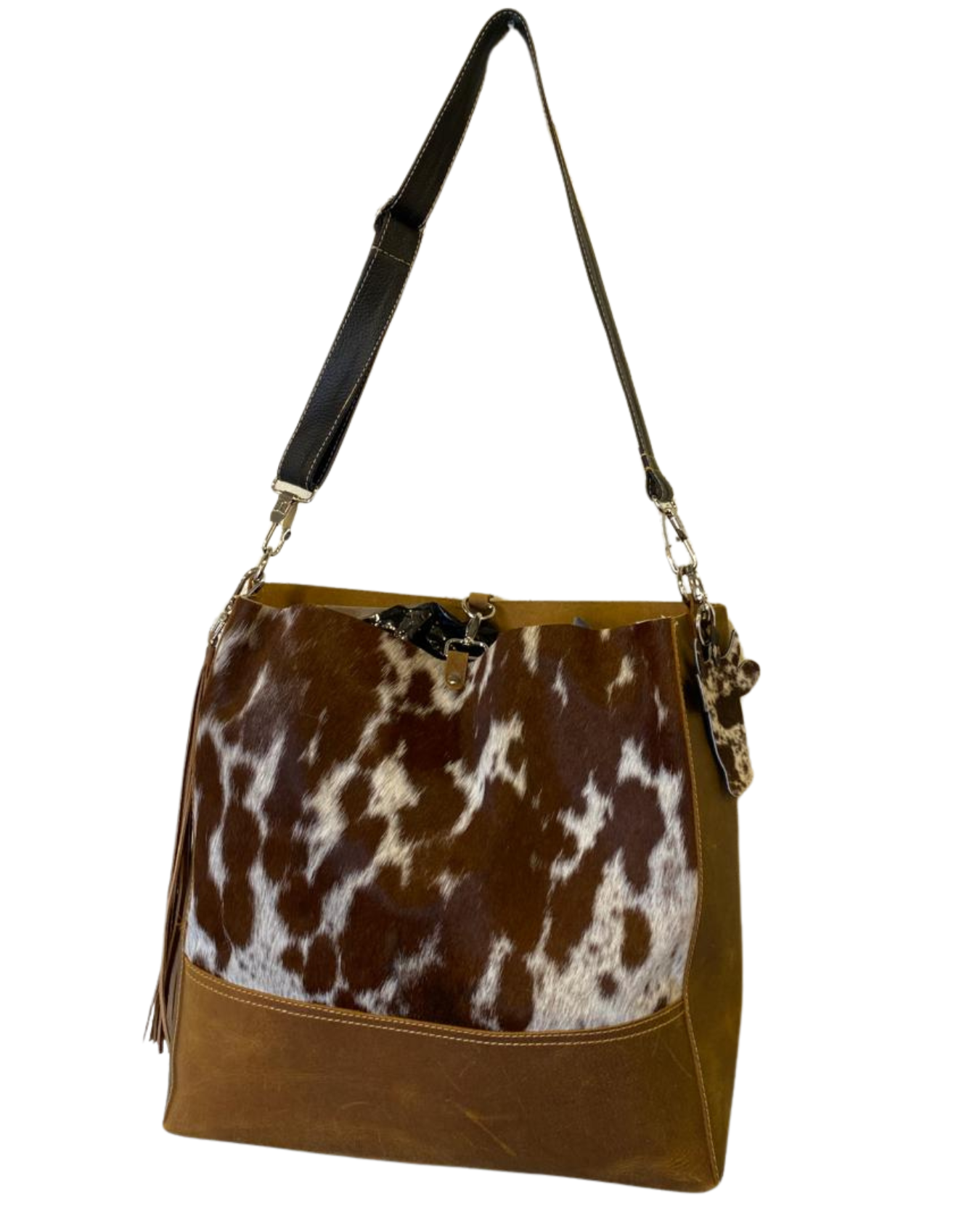 Cowhide Tote Bag Pony Skin Crossbody